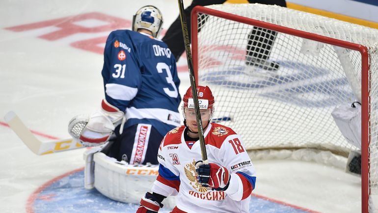 Дмитрий КУГРЫШЕВ в составе сборной России. Фото AFP