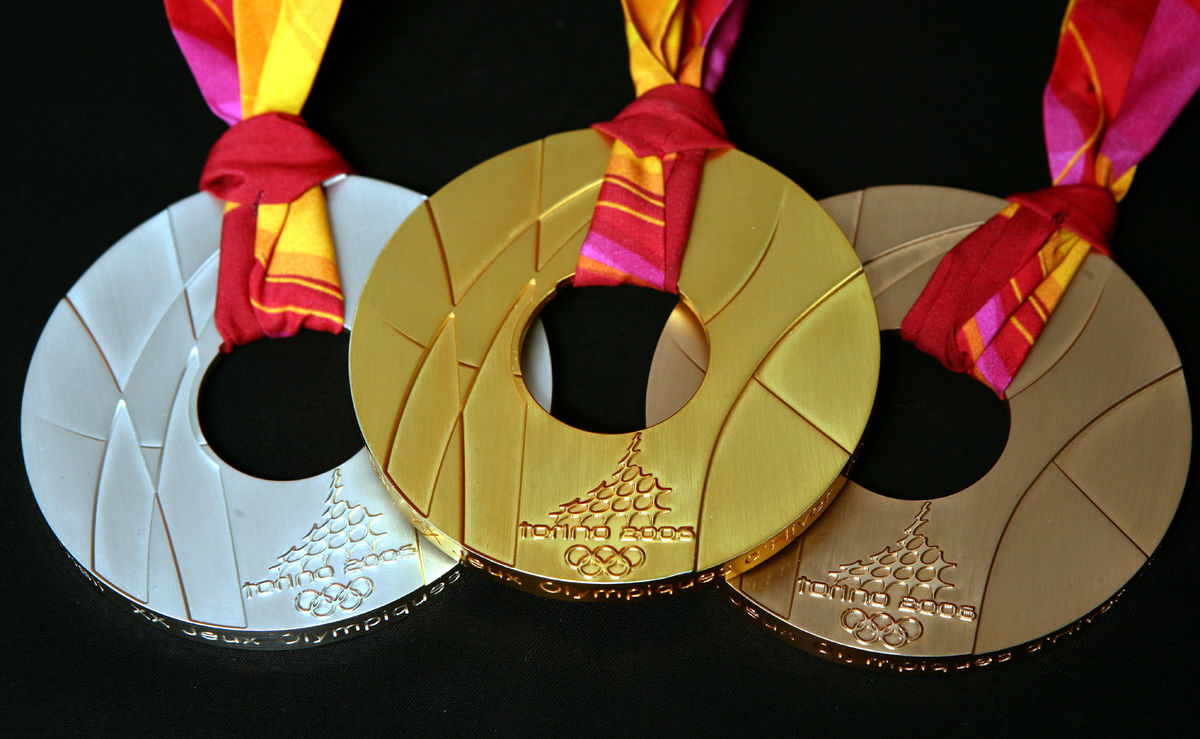 Медали Олимпийских игр 2006 года в Турине.