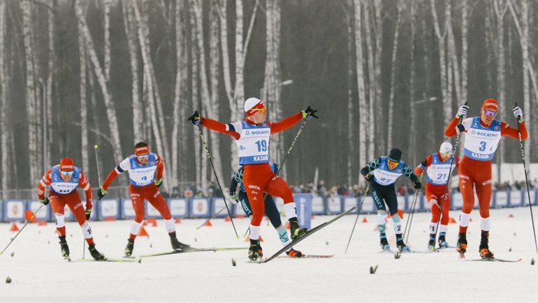 Чемпионат России по лыжным гонкам результаты смешанной эстафеты 2