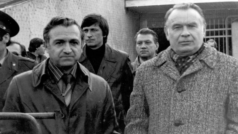 Константин БЕСКОВ (справа), Никита СИМОНЯН (слева) и Виктор ПРОКОПЕНКО. Фото Алексей ВЕРБЕНКО