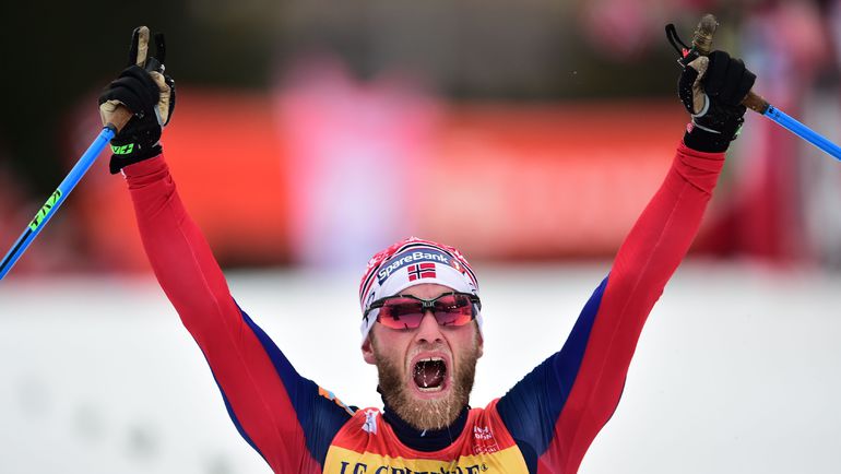 Победитель "Тур де Ски" Мартин Йонсруд СУНДБЮ. Фото AFP