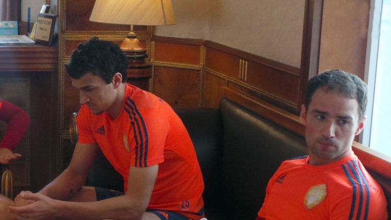 Февраль. Марбелья. Роман ЕРЕМЕНКО и Роман ШИРОКОВ. Фото Роман ЛЯХОВЕНКО, ПФК ЦСКА