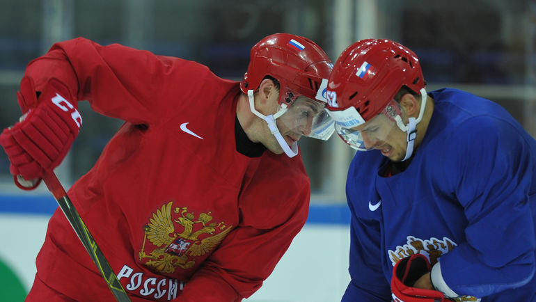 Павел ДАЦЮК (слева) и Сергей ШИРОКОВ. Фото Александр ФЕДОРОВ, 