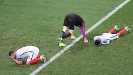 Понедельник. Ницца. Англия - Исландия - 1:2. Эмоции англичан после финального свистка.