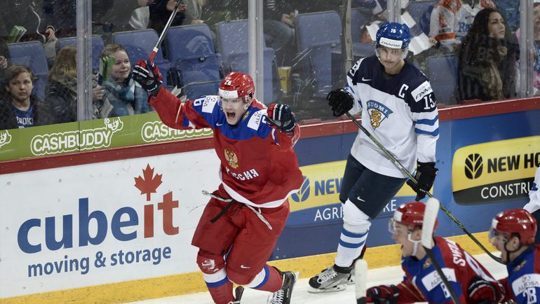 Егор КОРШКОВ в матче молодежной сборной России проти Финляндии. Фото AFP
