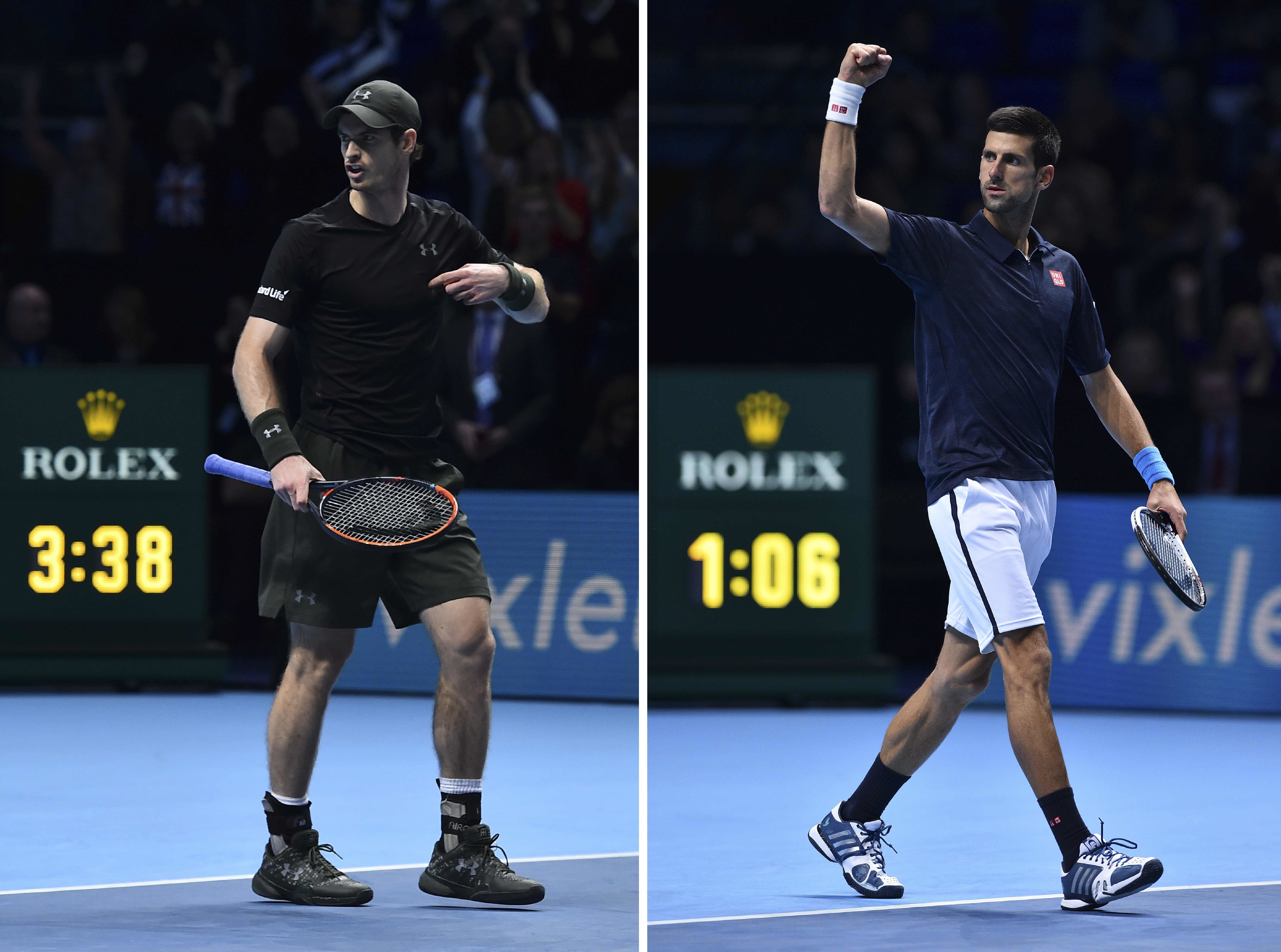 ATP, Лондон, Итоговый турнир года: Энди Маррей — Роджер Федерер ATP, Лондон, Итоговый турнир года: Энди Маррей — Роджер Федерер