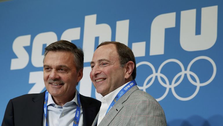Рене ФАЗЕЛЬ (слева) и Гэри БЭТТМЕН в олимпийском Сочи-2014. Фото REUTERS