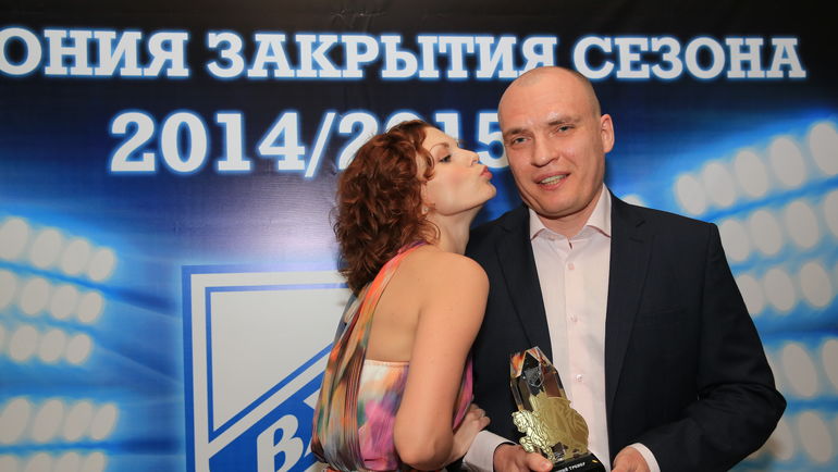 Андрей РАЗИН с женой Татьяной. Фото ВХЛ