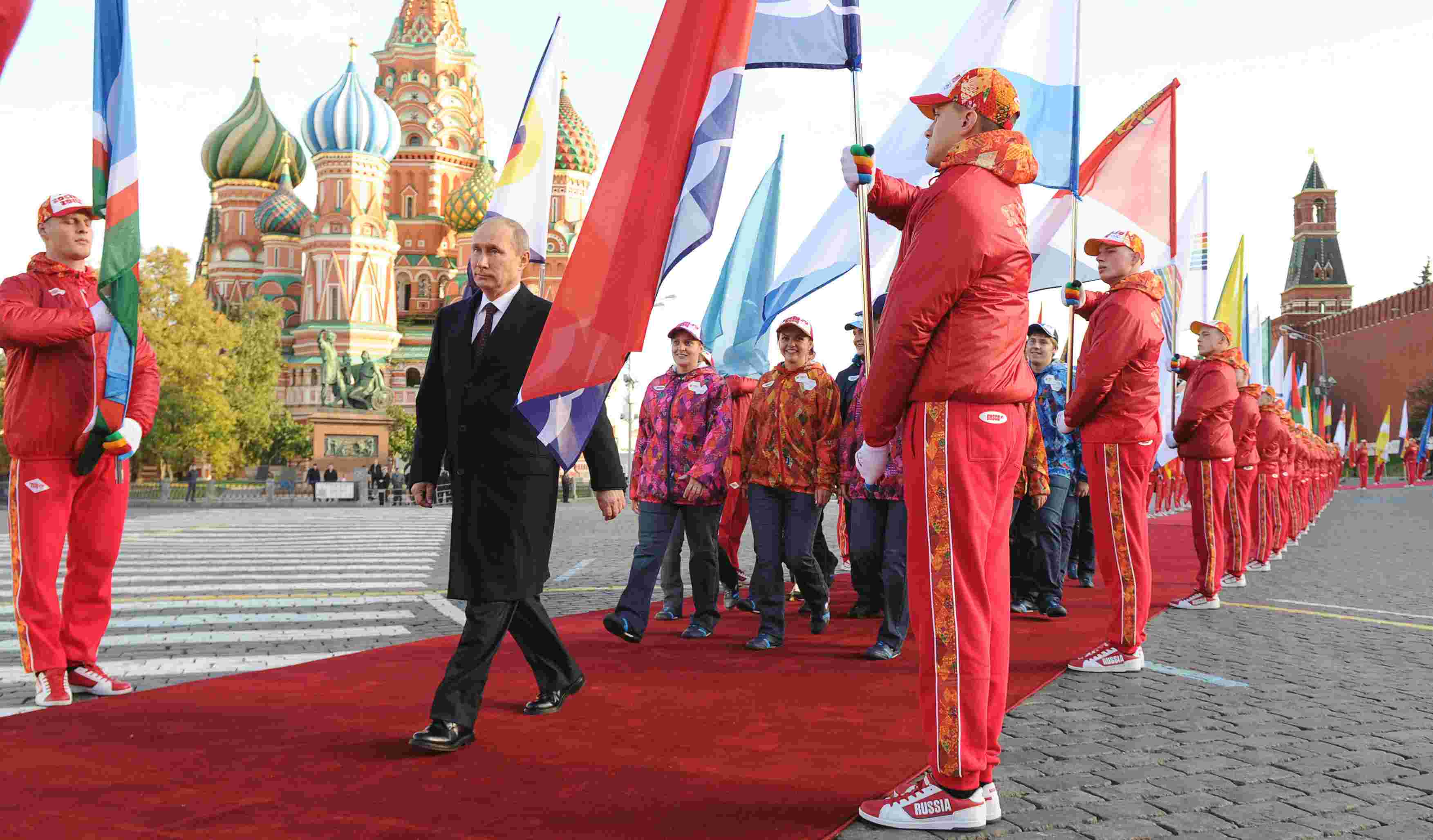 Огонь Олимпийских игр в Сочи - уже в Москве. Спорт-Экспресс