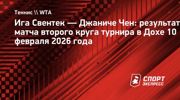 Свентек вышла в третий круг «тысячника» в Дохе