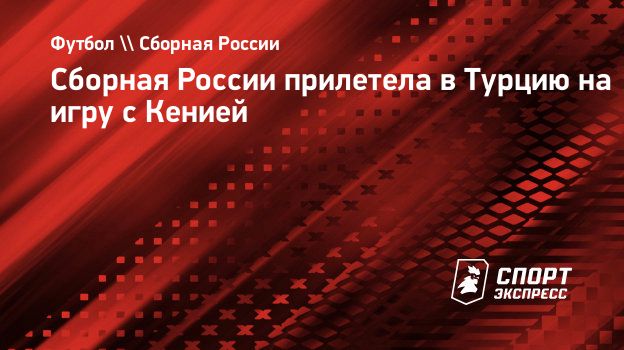 Сборная России прилетела в Турцию на игру с Кенией. Спорт-Экспресс