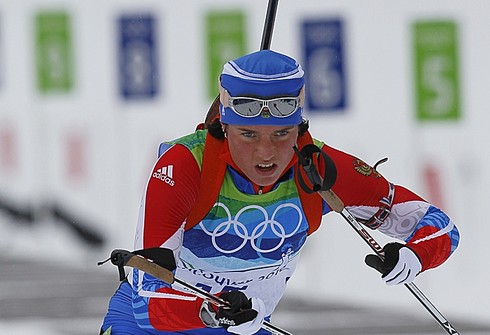 Светлана СЛЕПЦОВА на Олимпийских играх-2010 в Ванкувере. Фото Александра ВИЛЬФА