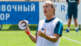 Роберто МАНЧИНИ с мегафоном на тренировке "Зенита".
