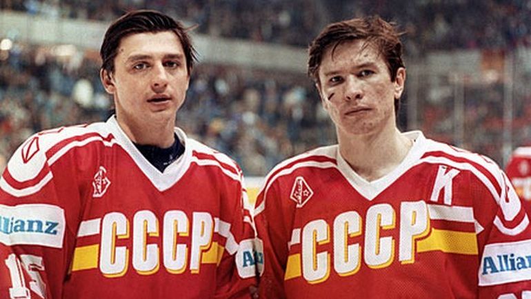Андрей ХОМУТОВ (слева) и Вячеслав БЫКОВ. Фото swissinfo.ch