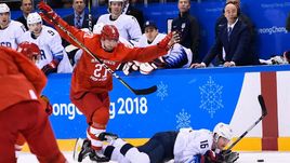 Сегодня. Пхенчхан. Россия - США - 4:0. Россияне напрямую вышли в четвертьфинал Олимпиады-2018.