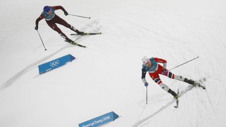 Россия - в борьбе за медали. Командный спринт. Фото AFP