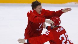 Воскресенье. Пхенчхан. Россия - Германия - 4:3 ОТ. Кирилл КАПРИЗОВ и Вячеслав ВОЙНОВ.