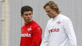 2010 год. АЛЕКС (слева) и Валерий КАРПИН.