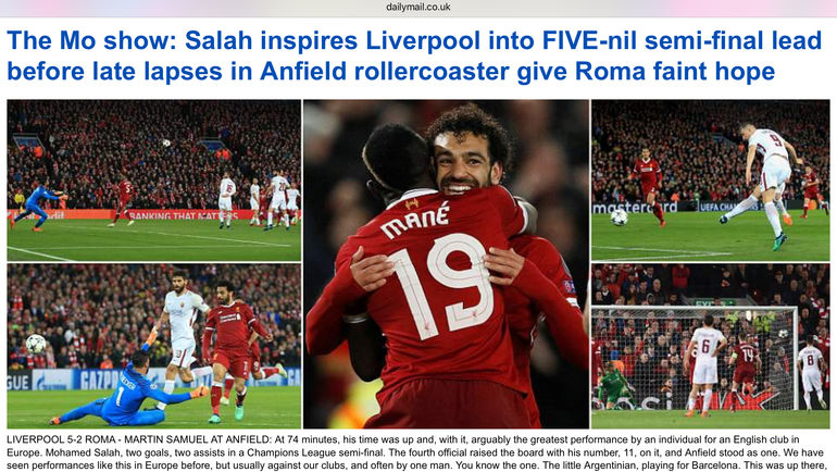 Daily Mail (): " ".