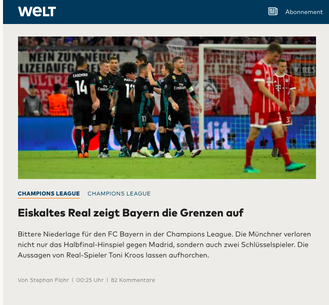 Die Welt. Die Welt.