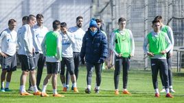 "Зенит" проводит открытую тренировку.
