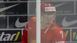 Четверг. Копенгаген. Россия - Канада - 4:5 ОТ. Кирилл КАПРИЗОВ: эмоции после победного гола канадцев.