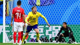 Сегодня. Санкт-Петербург. Швеция - Швейцария - 1:0. 66-я минута. Эмиль ФОРСБЕРГ забил единственный гол в матче.