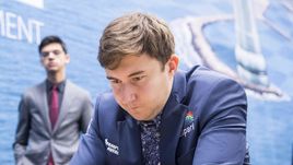 Российский гроссмейстер Сергей КАРЯКИН.