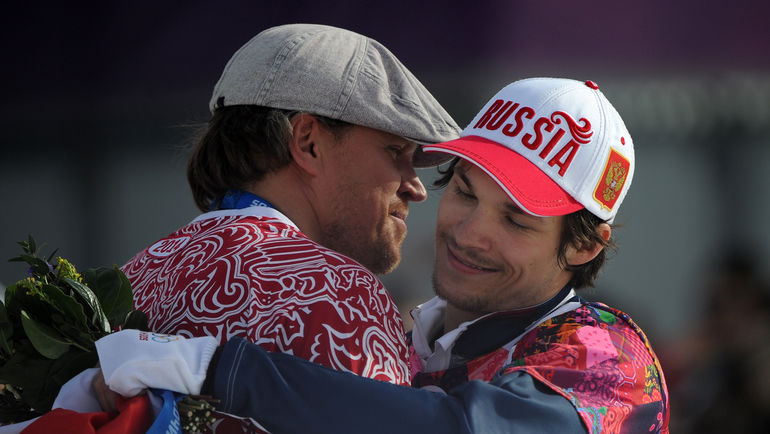 Денис ТИХОМИРОВ (слева) и Вик ВАЙЛД. Фото Федор УСПЕНСКИЙ, "СЭ"