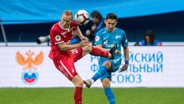 23 сентября. Санкт-Петербург. "Зенит" - "Локомотив" - 5:3. Сине-бело-голубые забили пять голов действующему чемпиону.