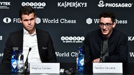 Магнус Карлсен и Фабиано Каруана.