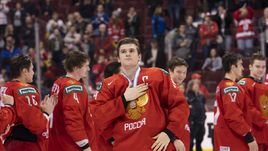 5 января. Ванкувер. Россия — Швейцария — 5:2. Капитан сборной Клим Костин.