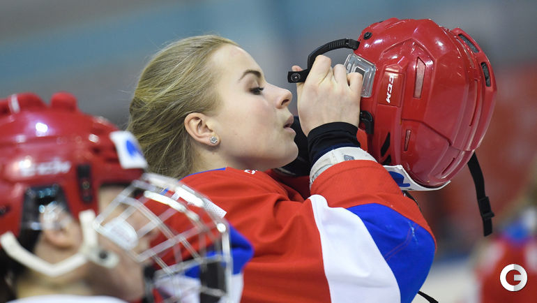 Русские красотки выиграли крутой хоккейный турнир. Посмотрите на них!