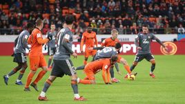 3 апреля. Екатеринбург. "Урал" - "Арсенал" - 1:0. Хозяева одержали победу в первом матче кубкового полуфинала.