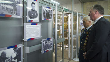 Выставка, посвященная спортсменам-армейцам, открылась в ОКР