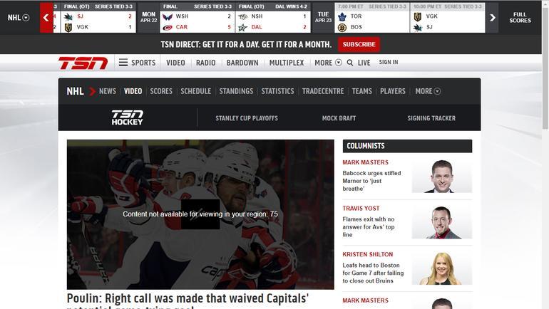 TSN. TSN.