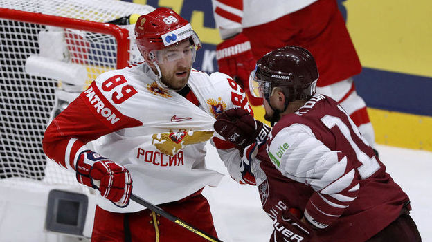 Чемпионат мира по хоккею 2019, Россия – Швейцария, 19 мая, интервью с Никитой Нестеровым