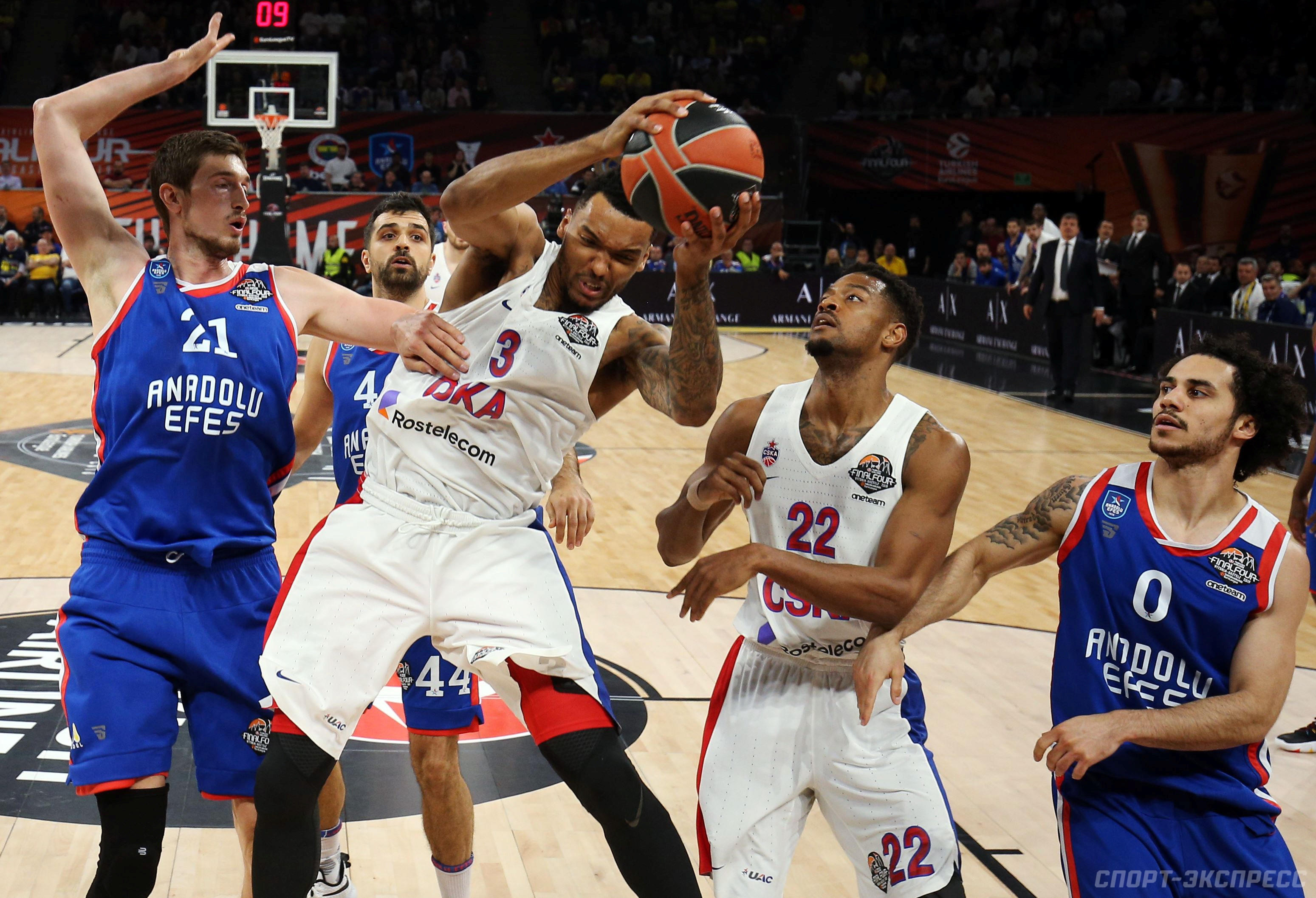 Баскетбол. Евролига. Финал. ЦСКА - Эфес - 91:83. Обзор ...