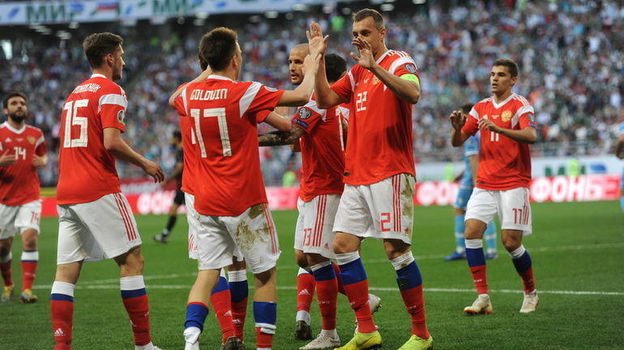 Россия - Сан-Марино - 9:0, отборочный турнир Евро-2020, 8 июня 2019, сборная России одержала самую крупную победу в истории