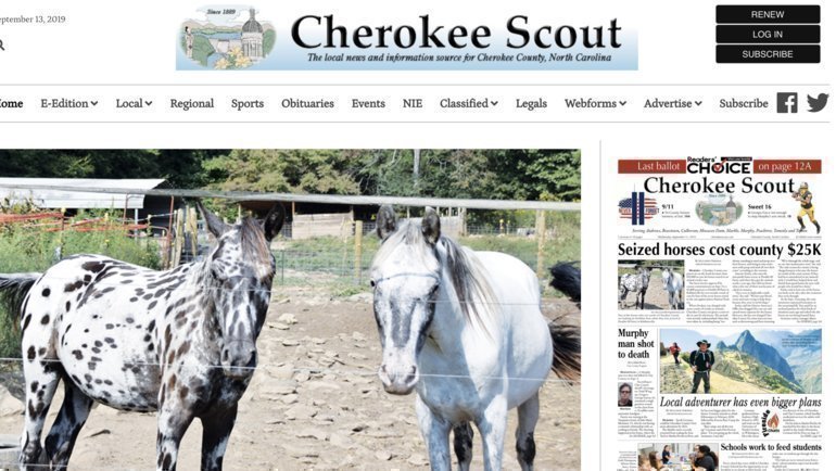 Дэвид Браун — издатель Cherokee Scout. Дэвид Браун — издатель Cherokee Scout.