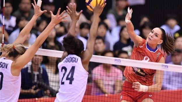 Россия - США - 2:3. Фото FIVB Россия - США - 2:3. Фото FIVB