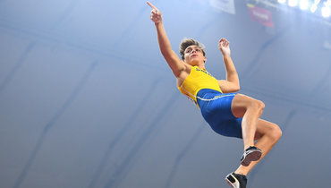 Легкая атлетика, швед Арман Дюплантис установил мировой рекорд в прыжках с шестом в помещении