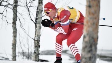 Падение и победный финиш Большунова в Швеции