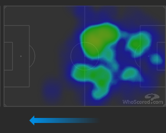 Тепловая карта Боатенга и Алабы в матче «Боруссия» — «Бавария» (0:1). Фото whoscored.com Тепловая карта Боатенга и Алабы в матче «Боруссия» — «Бавария» (0:1). Фото whoscored.com