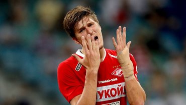 «Сочи» — «Спартак»: Соболев упал, судья не назначил пенальти