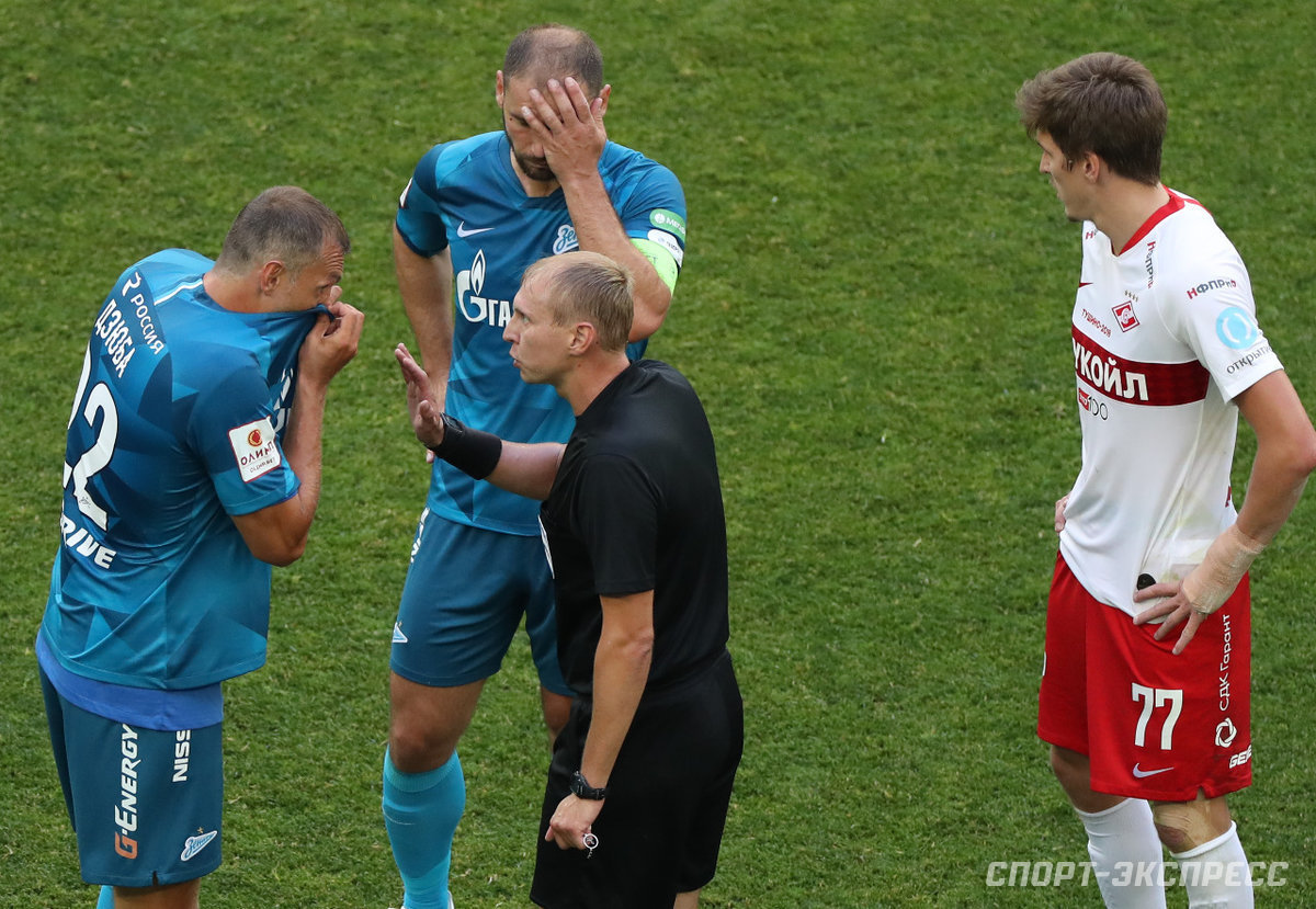 Зенит победил Спартак 2-1 в полуфинале Кубка России, были спорные решения  судьи, 19 июля, видео голов, комментарий. Спорт-Экспресс