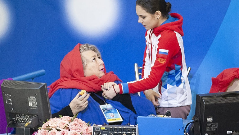 Татьяна Тарасова и Евгения Медведева. Фото Ксения Нуртдинова