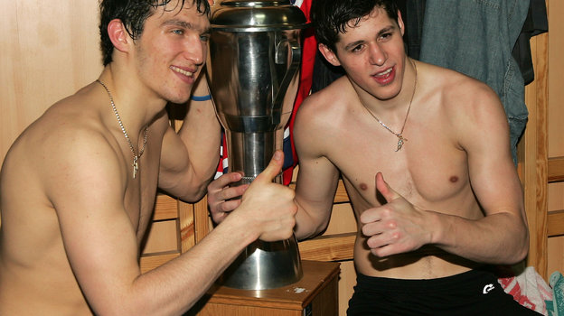 2005 год. Александр Овечкин и Евгений Малкин. Фото photo.khl.ru