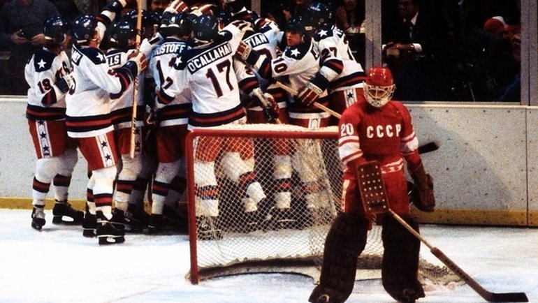Олимпиада-1980, сборная США по хоккею победила СССР 4:3. Фото imasportsphile.com