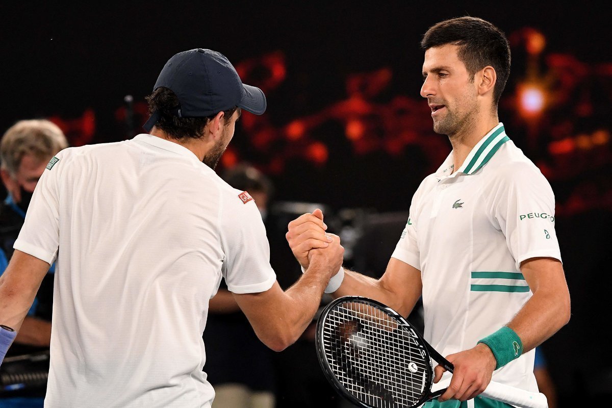 Новак Джокович — Аслан Карацев: полуфинал Australian Open, результат, слова  о финале, Медведев или Циципас. Спорт-Экспресс